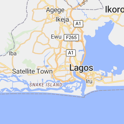 Full Map Of Lagos State Lagos, Nigeria - Mapsherpa - Avenza Maps