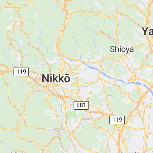 日光観光マップ Nikko Tourist Map Buyodo Corp Avenza Maps