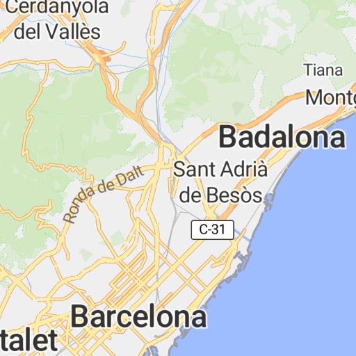 Michelin Barcelona Airport City Center Tourist Map Michelin Avenza Maps