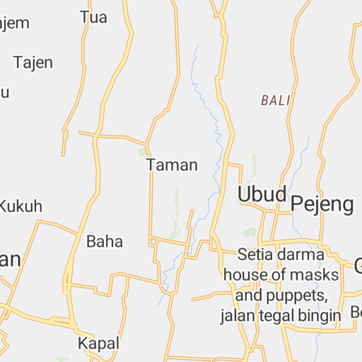 bali indonesia tourist areas mojo map company avenza maps usd